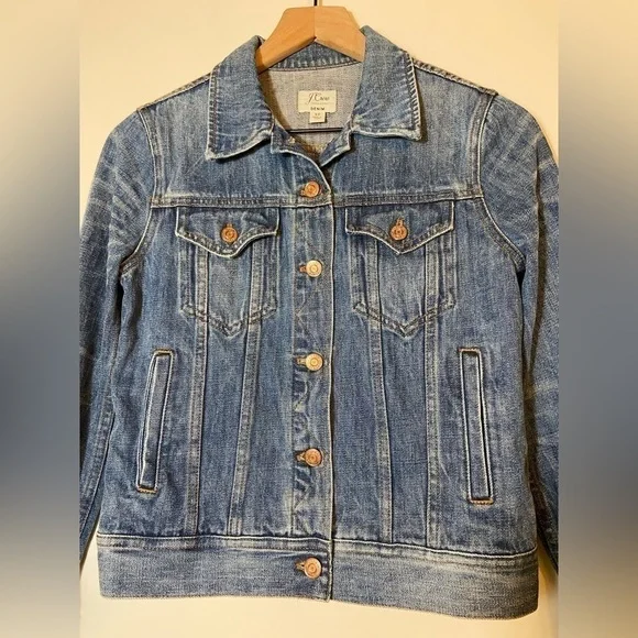 J.Crew Denim Jacket Women’s Sz XS - Picture 6 of 9
